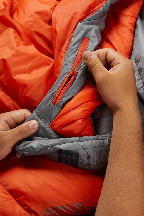 英國製 Rab Alpine 200 Down Sleeping Bag 超輕鴨絨睡袋 650FP 620g 1°C